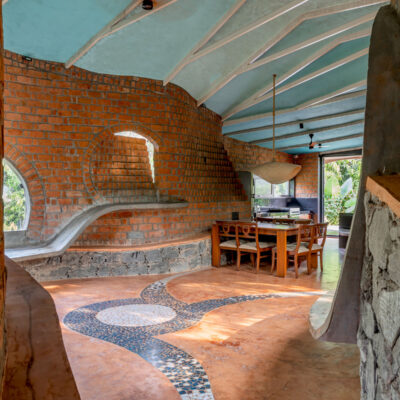 Unique interior design with natural materials - Farmhouse in Alibag - Sustainable, eco friendly, biophilic architects in Mumbai, India