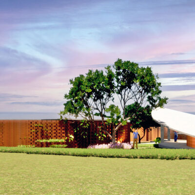 Modern building design with integrated nature - Sustainable, eco friendly, biophilic architects in Kanyakumari, India
