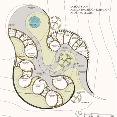 Layout plan for Anantya Resort extension - Sustainable, eco friendly, biophilic architects in Mumbai, India