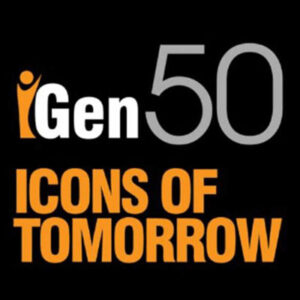 iGen50 Icons of Tomorrow logo design - Sustainable, eco-friendly, biophilic architects in Mumbai, India
