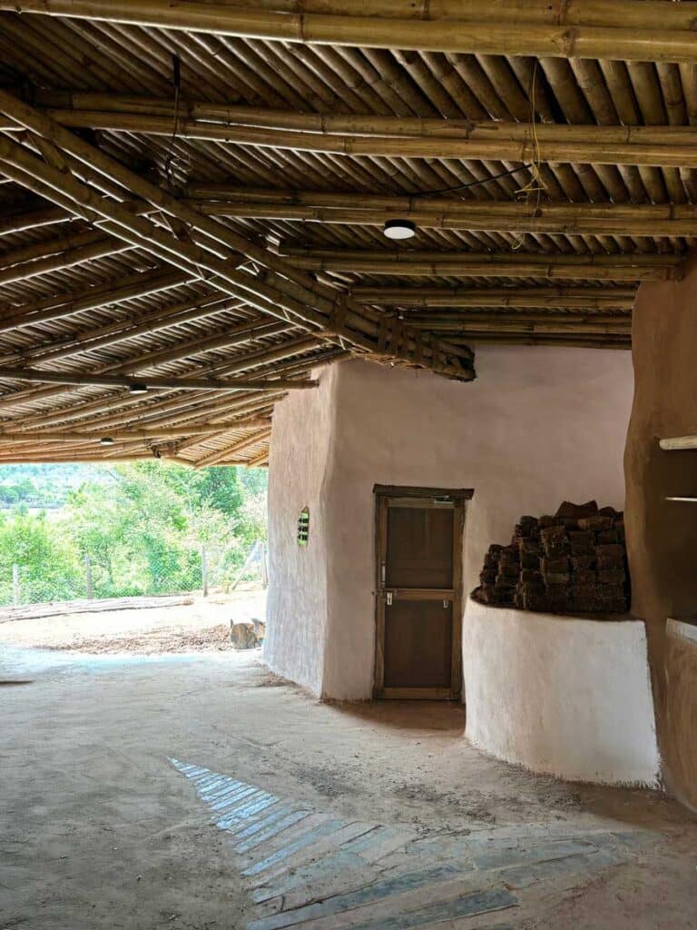 Community living natural building in india