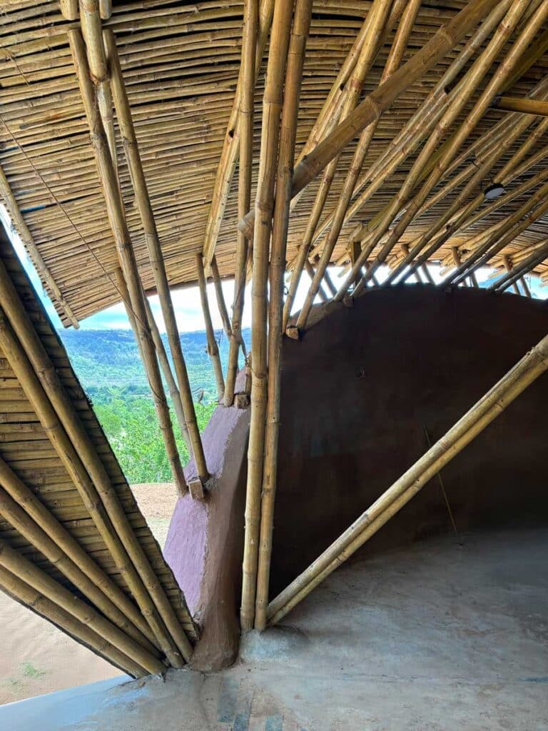 bamboo and mud structure near Mumbai