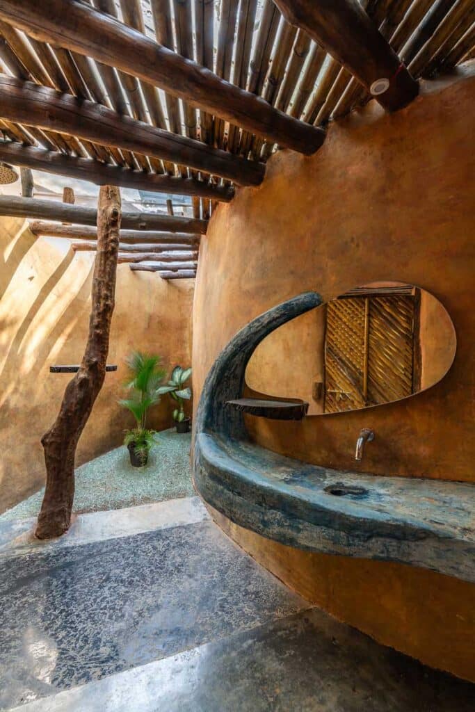 Mud house natural building architects near mumbai india30 maativan