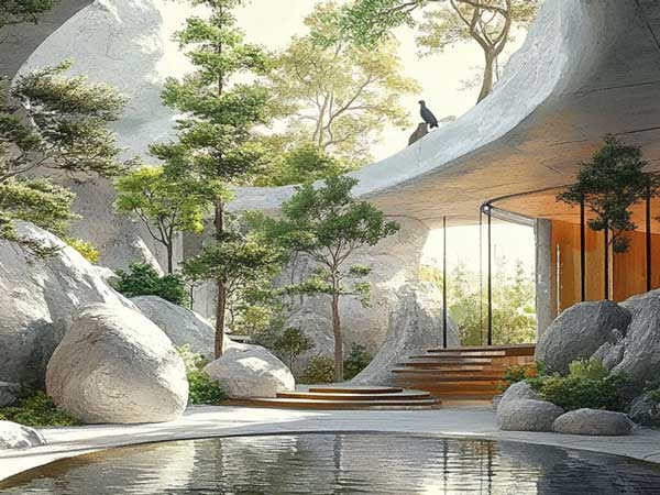 Biophilic design architecture