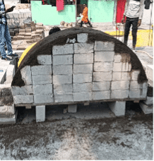 Brick arch forming curve 1