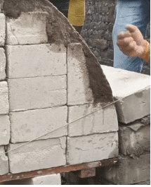 Bricks arch angle