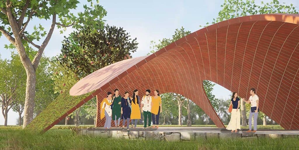 Community project at wada catalan structure