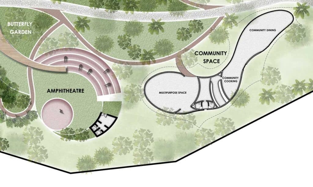 Community space in wada layout