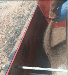 Pouring earth 1