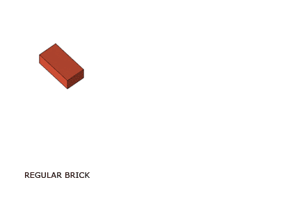 Rat trap bond wall construction 1